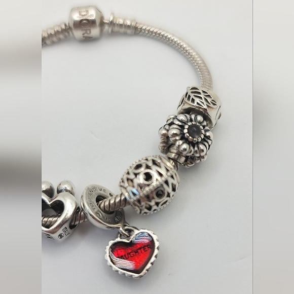 Pandora bracelet with beads - Picture 3 of 3